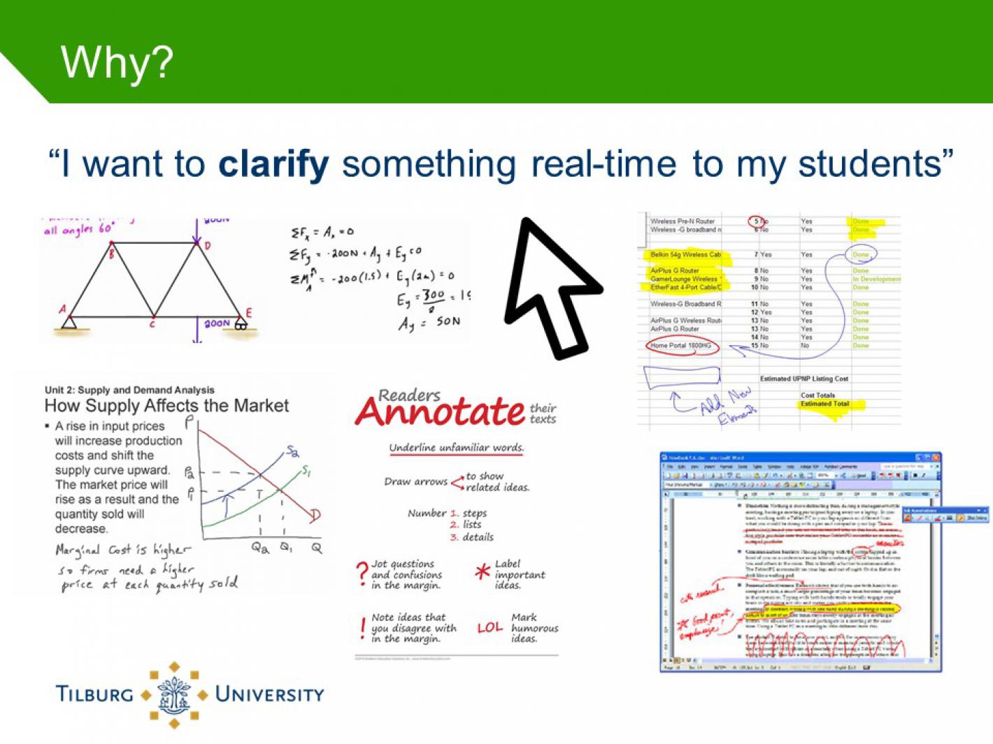 Annotation in lectures