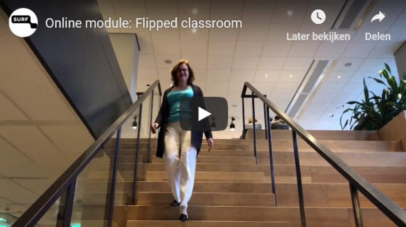 Online module flipping the classroom